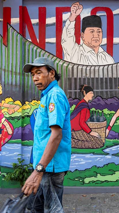 Street art à Jakarta - Île de Java - Indonésie