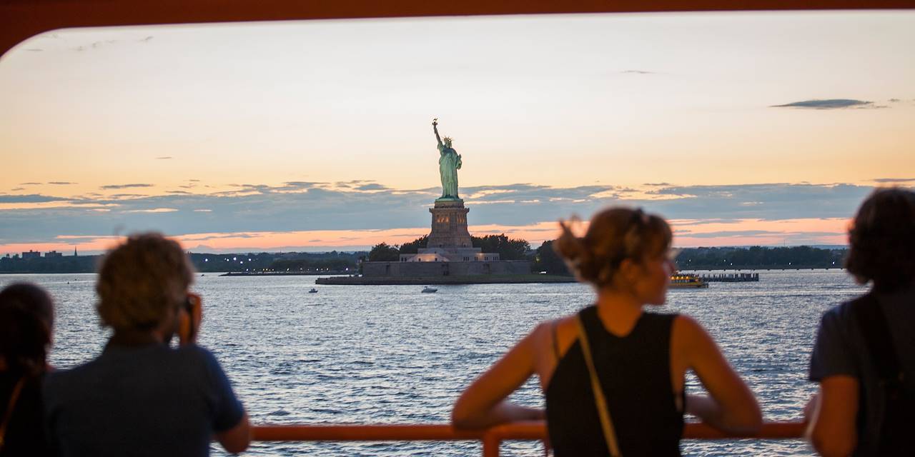 En direction de Staten Island - New York - Etats Unis