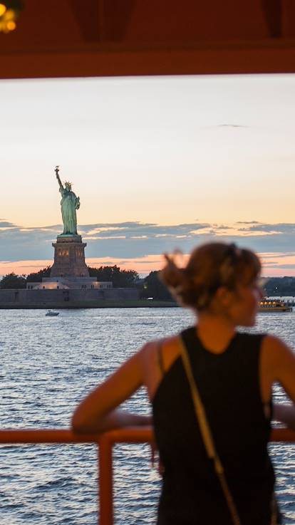 En direction de Staten Island - New York - Etats Unis