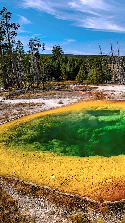 Geyser "Old Faithful" au Parc National de Yellowstone - Wyoming - Etats Unis