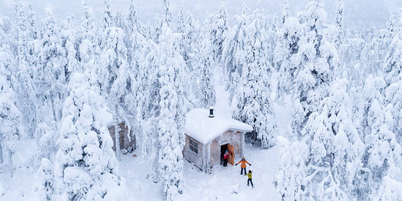 Vacances en famille en Laponie finlandaise