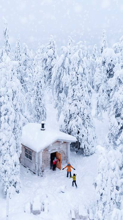 Vacances en famille en Laponie finlandaise
