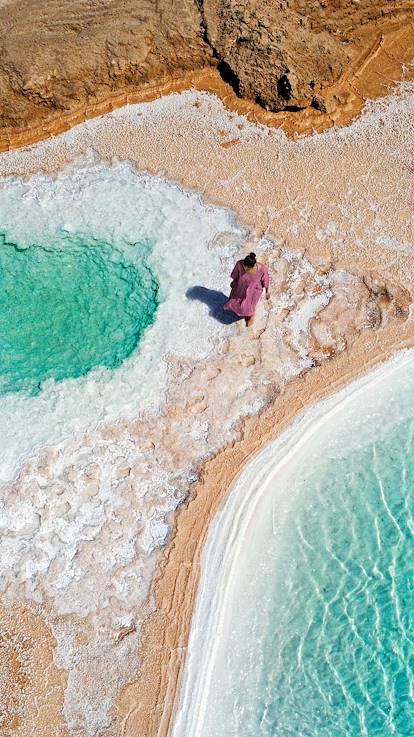 Marais salants du lac d'Aghurmi - Oasis de Siwa - Marsa Matruh - Egypte