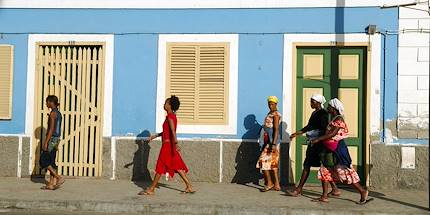 Dans les rues de Mindelo - Île de Sao Vicente - Cap Vert 