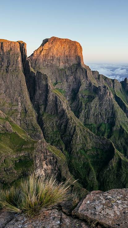 Amphithéâtre dans le parc national Royal Natal - Drakensberg - KwaZulu-Natal - Afrique du Sud