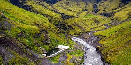 Piscine géothermique Seljavallalaug - Sudurland - Islande