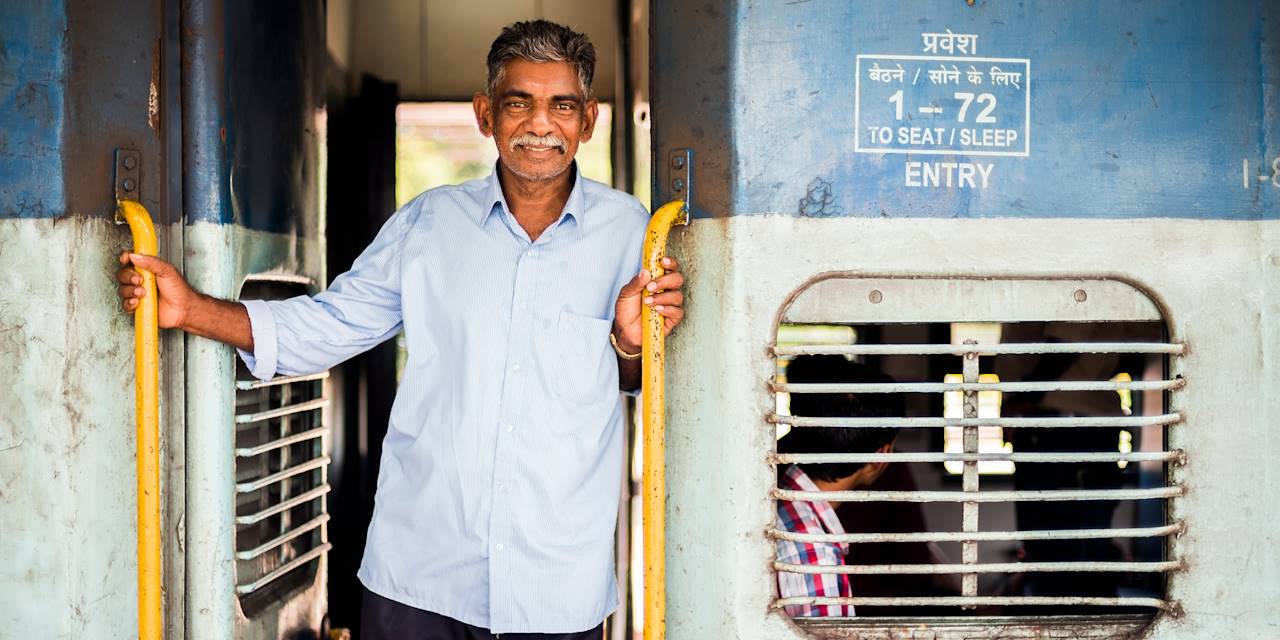 Prendre le train dans le Kerala - Inde