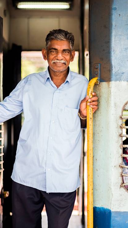 Prendre le train dans le Kerala - Inde