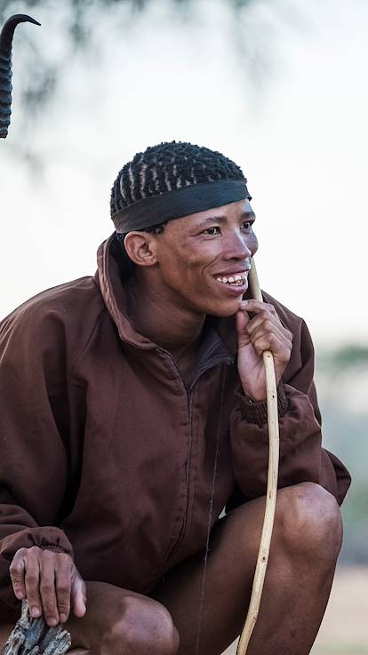 Rencontre avec les San du désert de Kalahari - Botswana