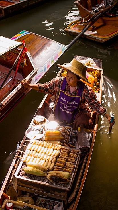 Le marché flottant de Damnoen Saduak - Bangkok - Thaïlande