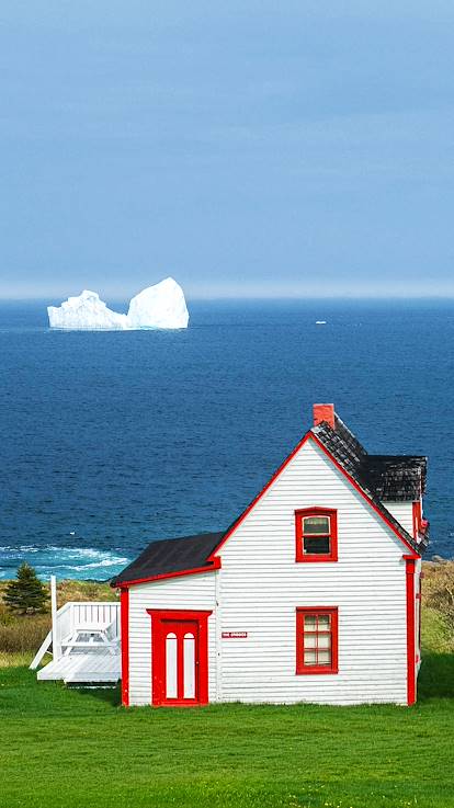Icebergs et paysages côtiers en Terre-Neuve-et-Labrador - Canada