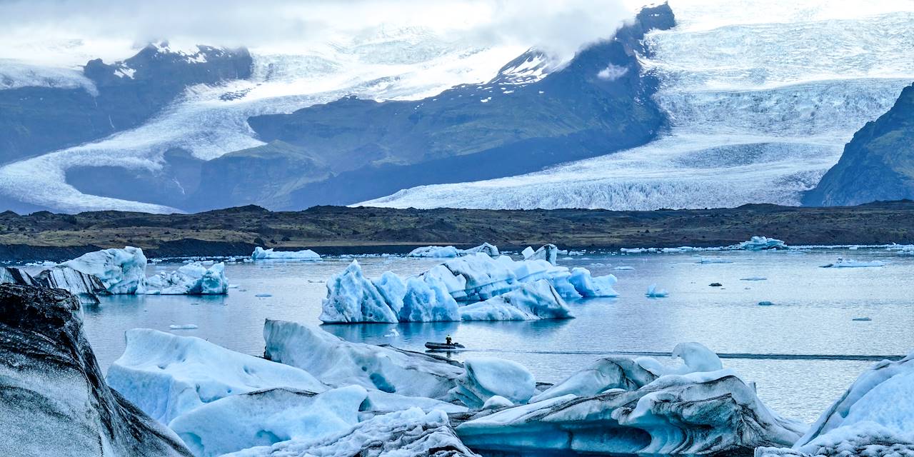 Lagune glaciaire Jokulsarlon - Parc National du Vatnajokull - Islande
