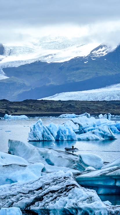 Lagune glaciaire Jokulsarlon - Parc National du Vatnajokull - Islande