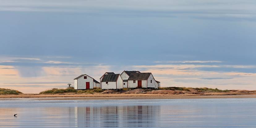 Anciens magasins de pêcheurs - Natashquan - Route des Baleines - Canada