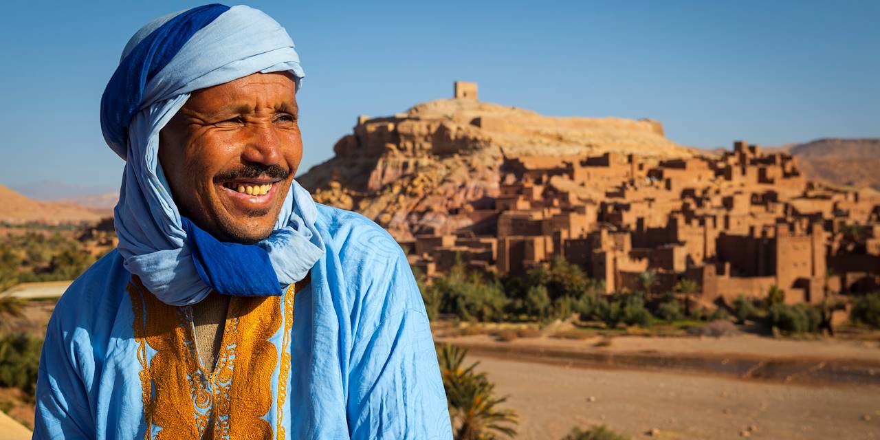 Portrait d'un homme berbère - Aït Benhaddou - Maroc