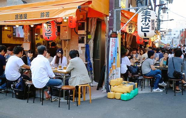 Restaurant dans les rues de Tokyo - Ile Honshu - Japon