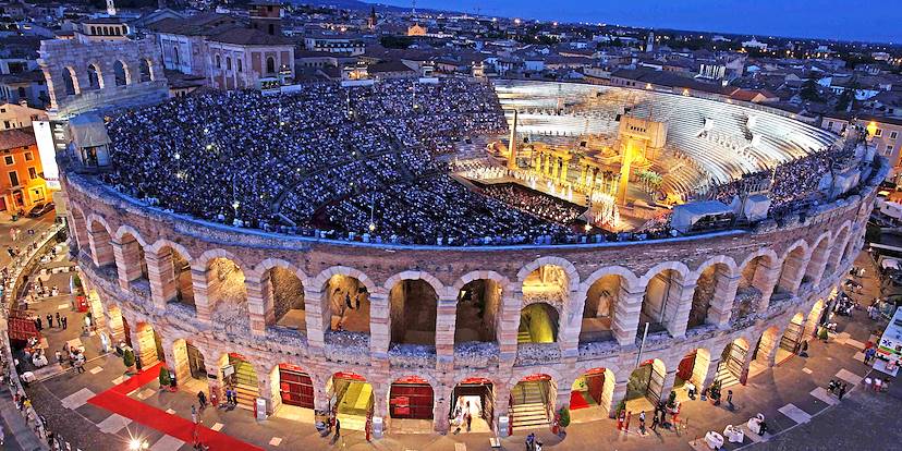Festival des Arènes de Vérone - Région de la Vénétie - Italie