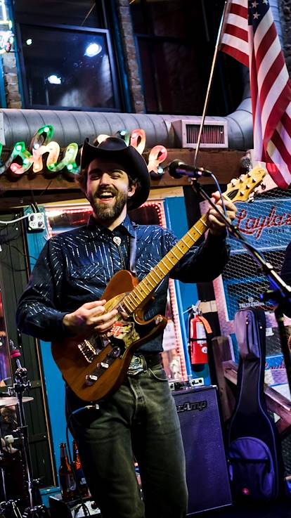 Concert de country dans un bar de Nashville - Tennessee - Etats Unis