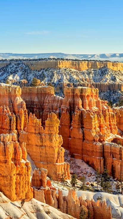 Parc national de Bryce Canyon en hiver - Utah - Etats Unis