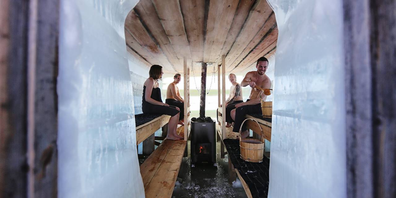 Sauna hivernale - Laponie - Finlande