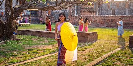 Festival annuel qui rend hommage au roi Narai Le Grand dans le Wat Phra Sri Ratana Mahathat de Lopburi - Thailande