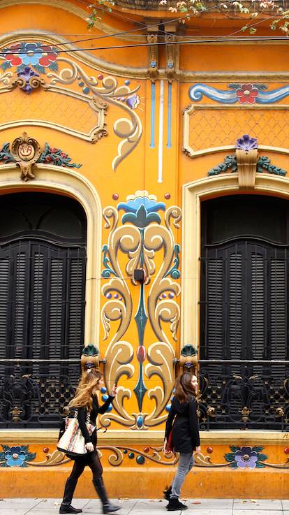 Paseo del Filete dans le quartier d'Abasto - Buenos Aires - Argentine
